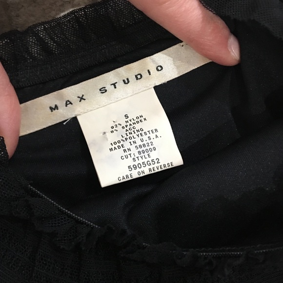 MAX STUDIO Black Midi Dress - Picture 5 of 8